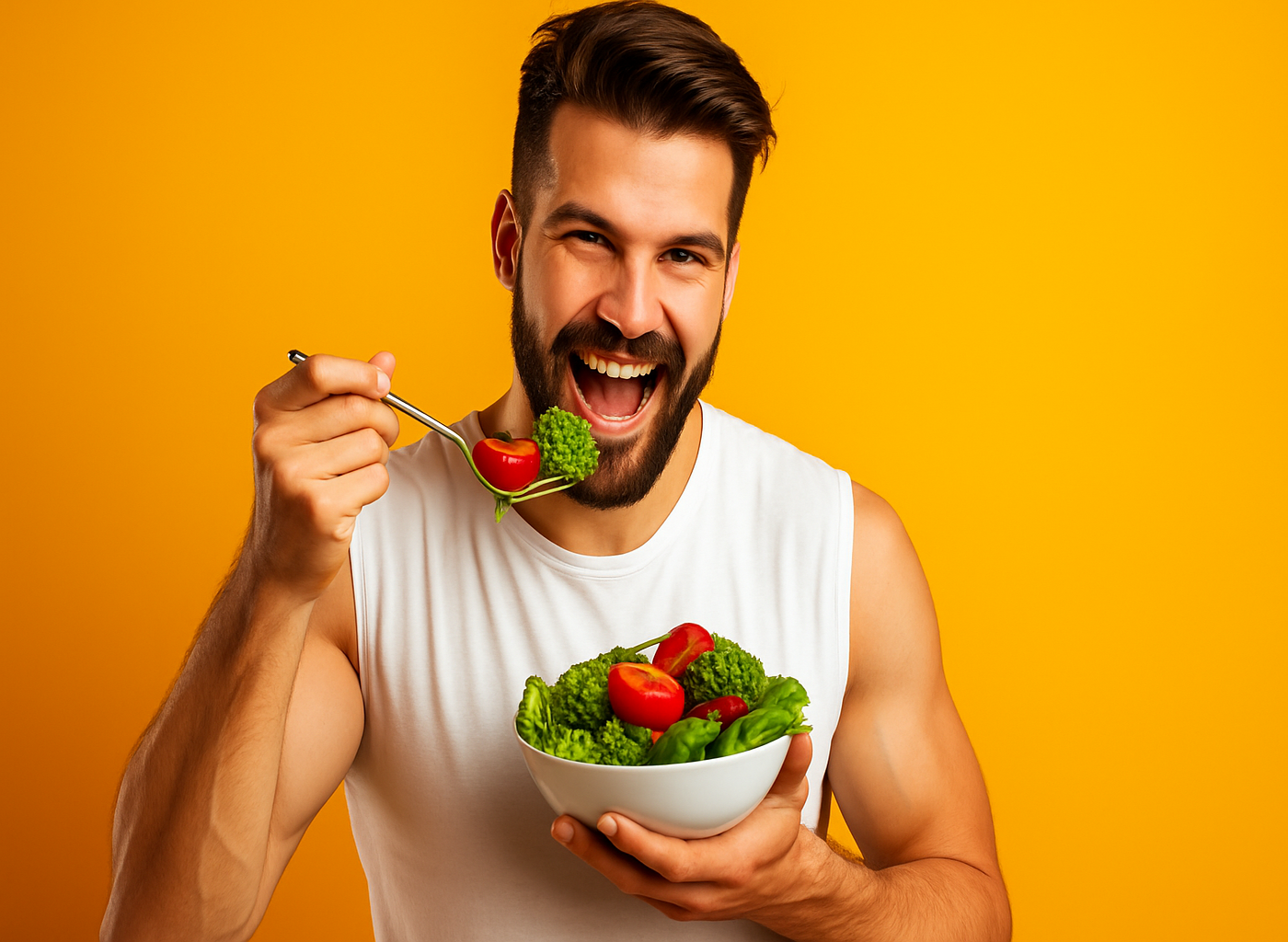 Man_Eating_Salad